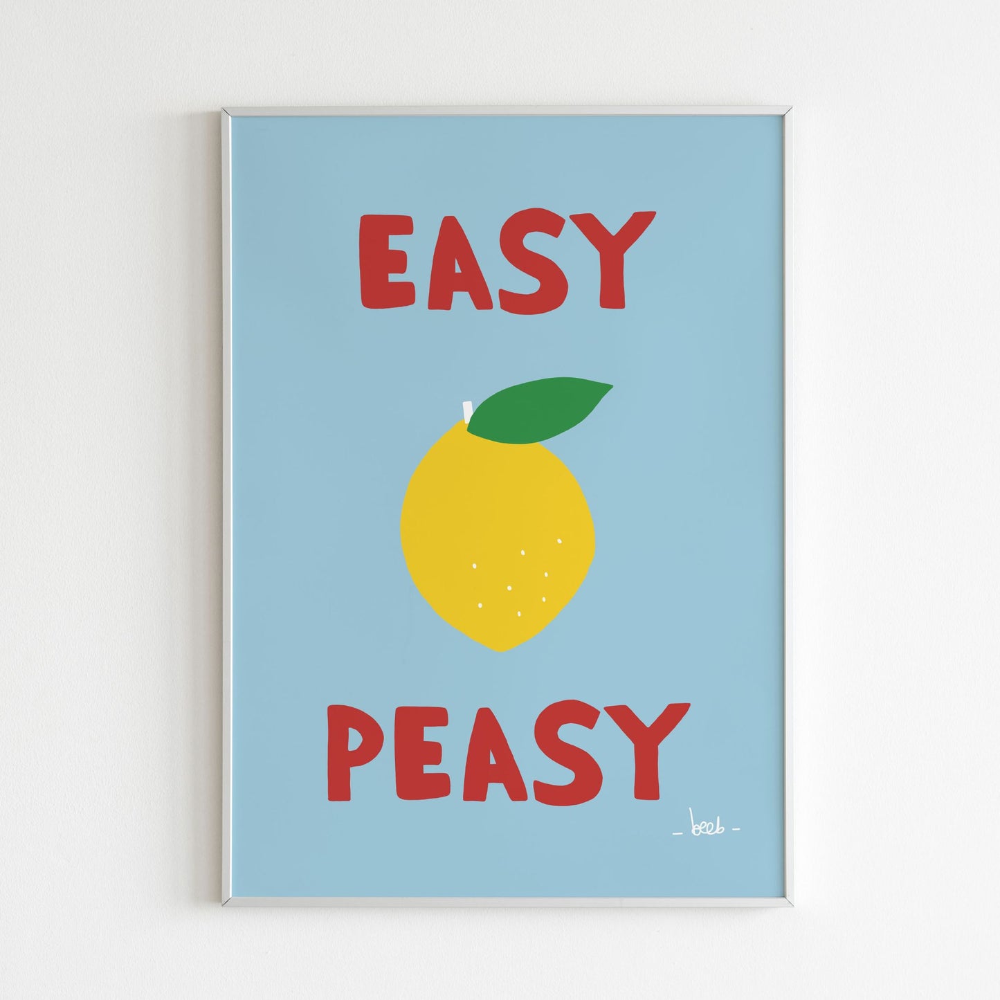 Affiche Easy Peasy