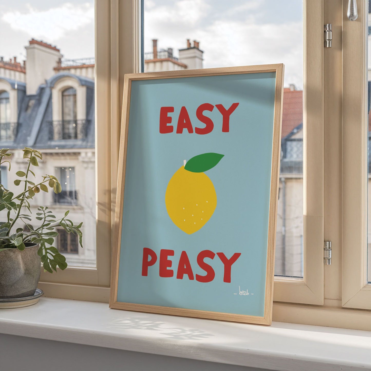Affiche Easy Peasy