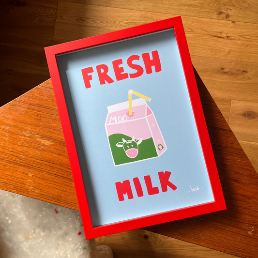 Affiche Fresh Milk