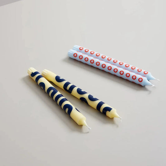 Bougies Jaune et Bleu