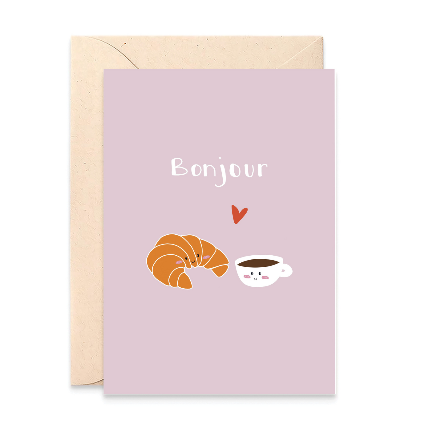 Carte Bonjour Croissant