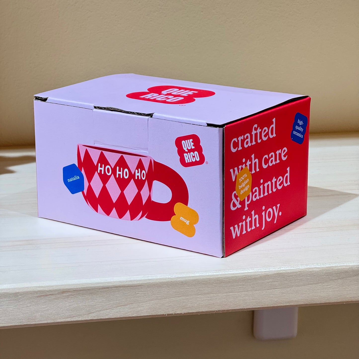 Mug Natalia Rouge et Rose