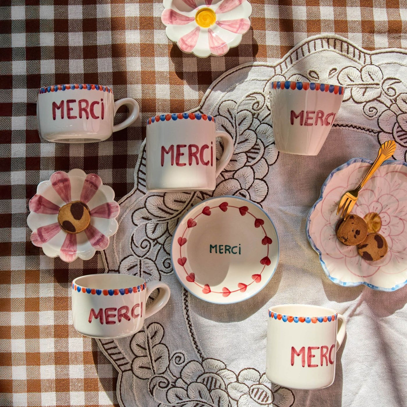 Assiette à Dessert Merci