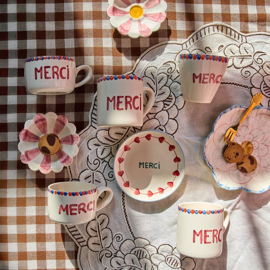 Assiette à Dessert Merci