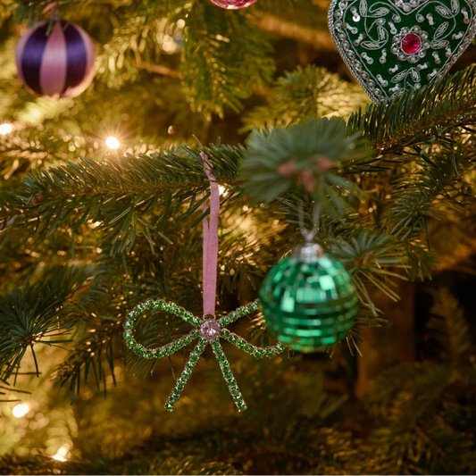 Noeud Décoration de Noël Vert
