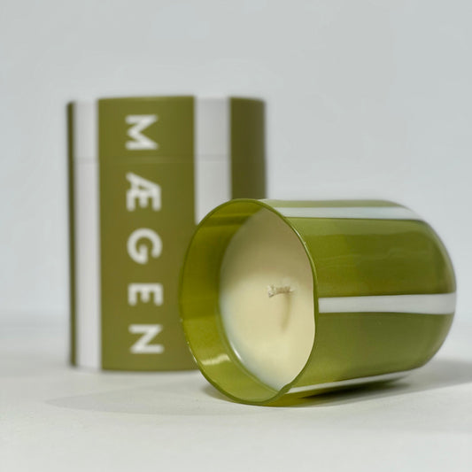 Bougie Atina Verte Olive & Citron