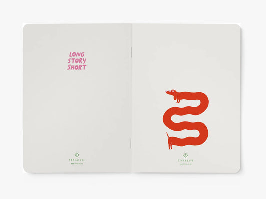 NOTEBOOK LONG STORY SHORT TYPEALIVE - DOUX COMME NOUS