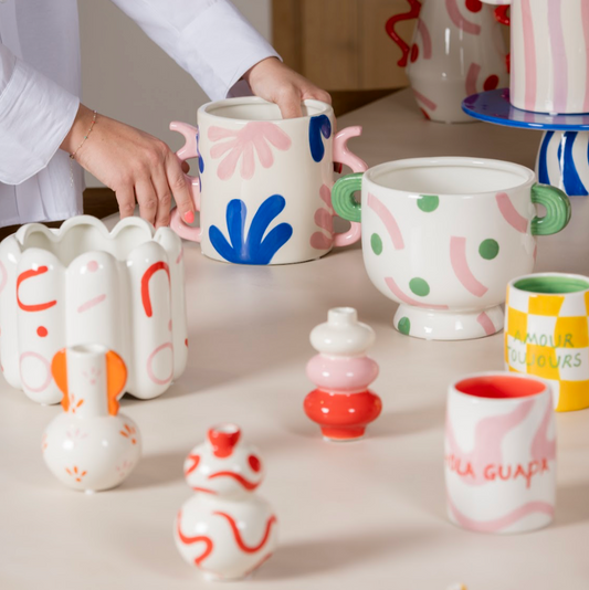 Pot Luca Bleu et Rose Qué Rico - Doux Comme Nous