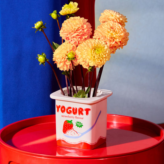 Vase / Cache-Pot Strawberry Yogurt