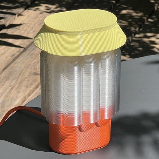 Lampe Nour Orange et Jaune