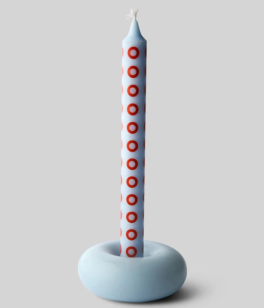 BOB CANDLER HOLDER SMALL BLUE STUDIO ABOUT - DOUX COMME NOUS