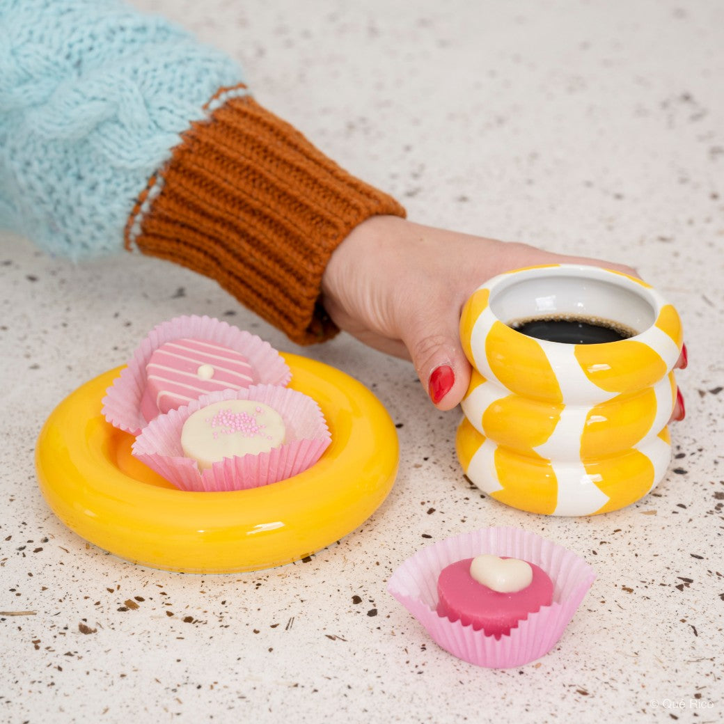 Mug et Soucoupe Casimiro Jaune