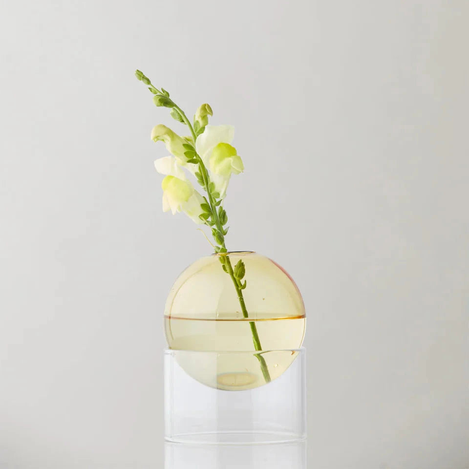 Vase Flower Bubble Jaune Studio About - Doux Comme Nous