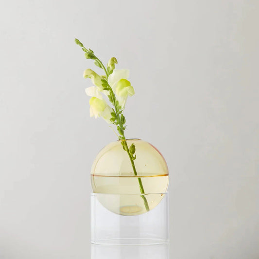 Vase Flower Bubble Jaune Studio About - Doux Comme Nous