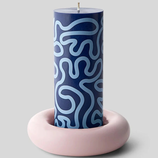 BOB CANDLE HOLDER LARGE ROSE STUDIO ABOUT - DOUX COMME NOUS