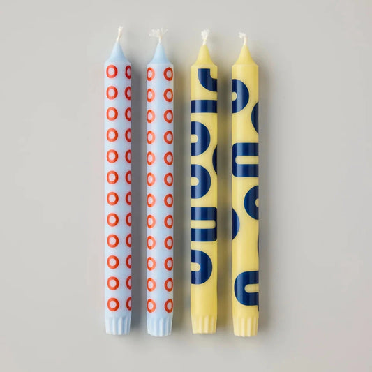Bougies Jaune et Bleu