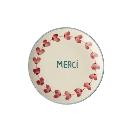 Assiette à Dessert Merci