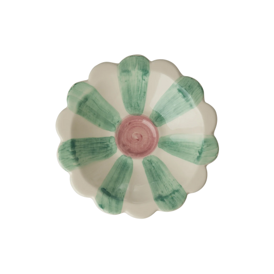 Coupelle Fleur Vert Clair