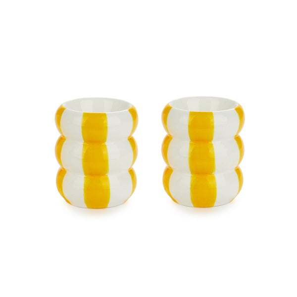 Coquetier Floats Jaune Balvi x Qué Rico - Doux Comme Nous