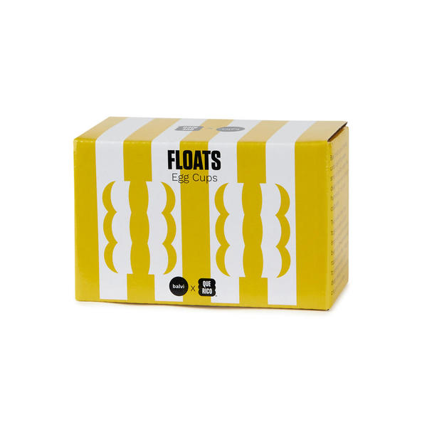 Coquetier Floats Jaune Balvi x Qué Rico - Doux Comme Nous