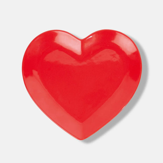 Assiette Love Rouge