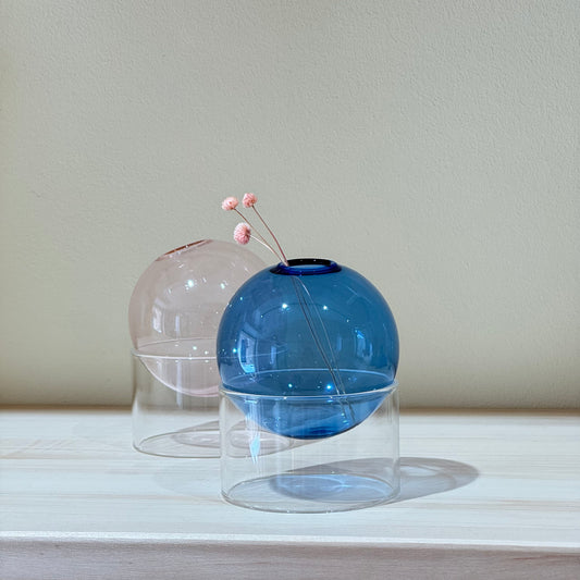 Vase Flower Bubble Bleu Studio About - Doux Comme Nous