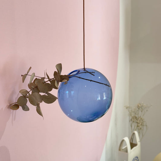 Vase Suspendu Bleu Studio About - Doux Comme Nous