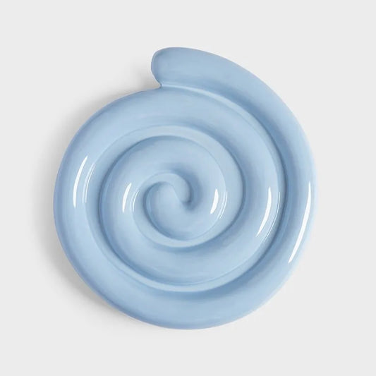 Dessous De Plat Spirale Bleu