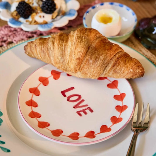 Assiette à Dessert Love