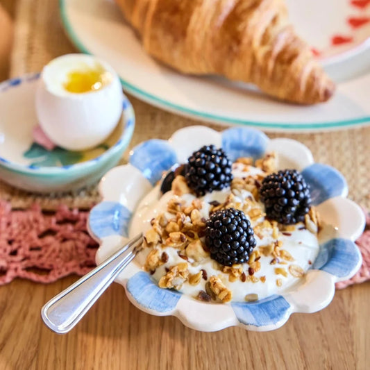 Coupelle Fleur Bleu Clair