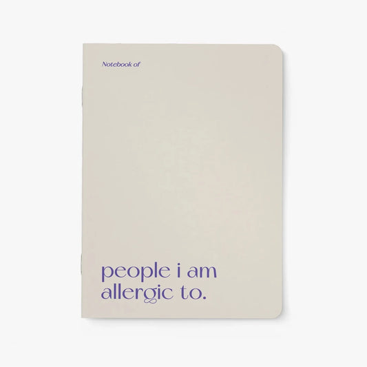 NOTEBOOK ALLERGIC TYPEALIVE - DOUX COMME NOUS