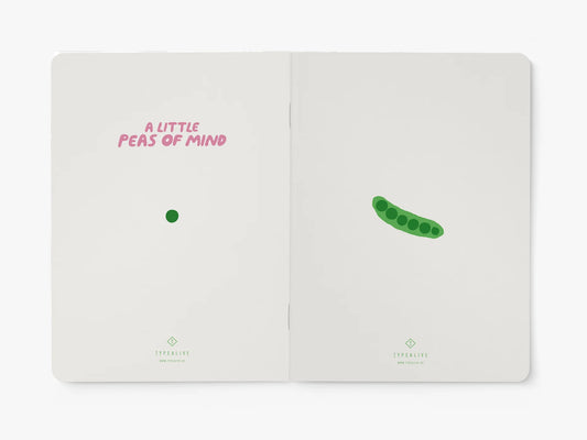 NOTEBOOK PEAS OF MIND TYPEALIVE - DOUX COMME NOUS