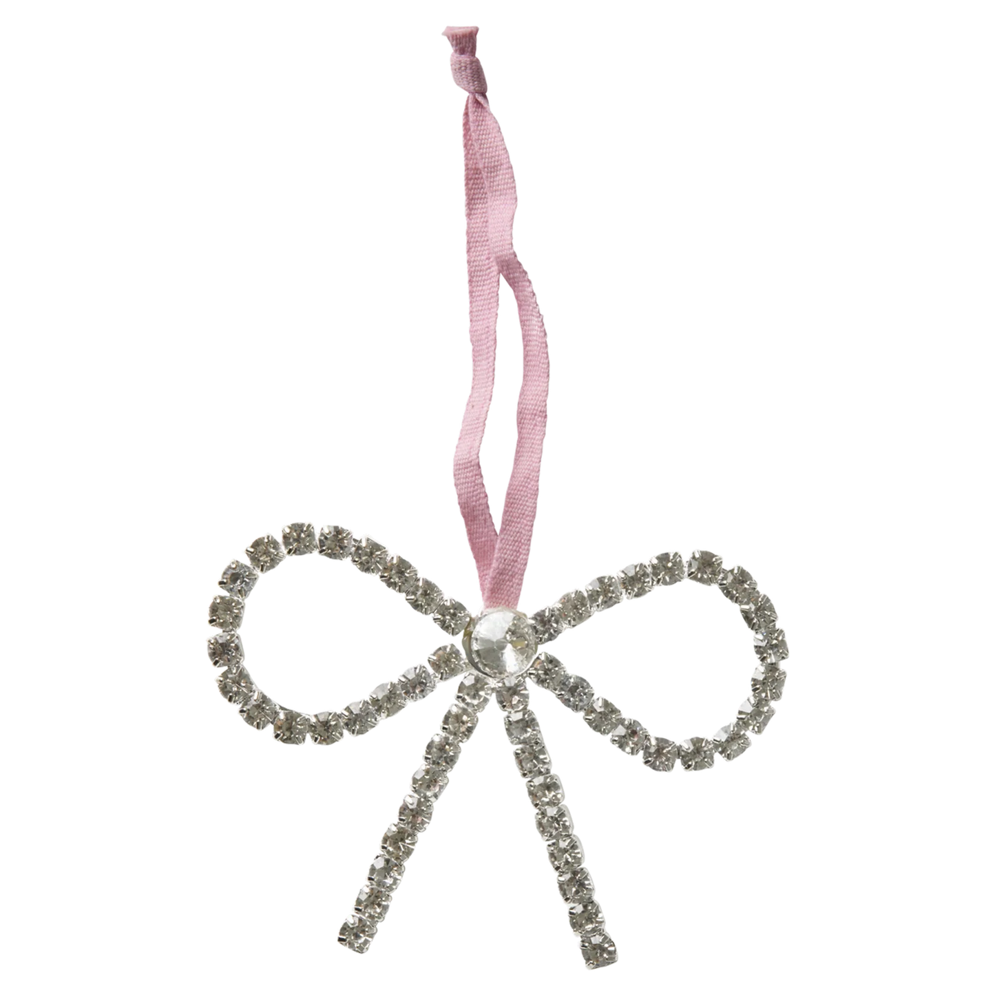 Noeud Décoration de Noël Argent