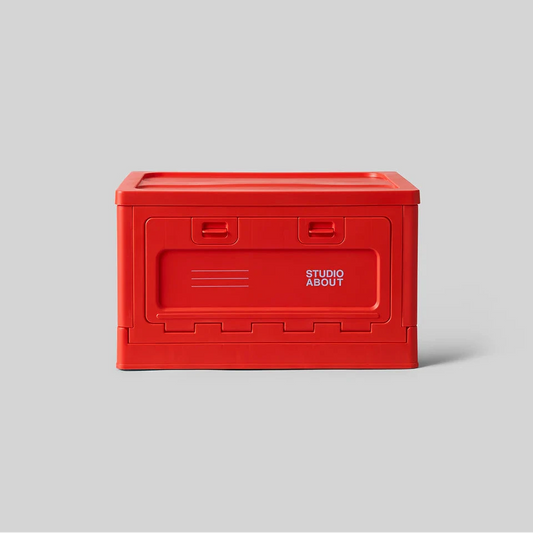BOX MEDIUM RED STUDIO ABOUT - DOUX COMME NOUS