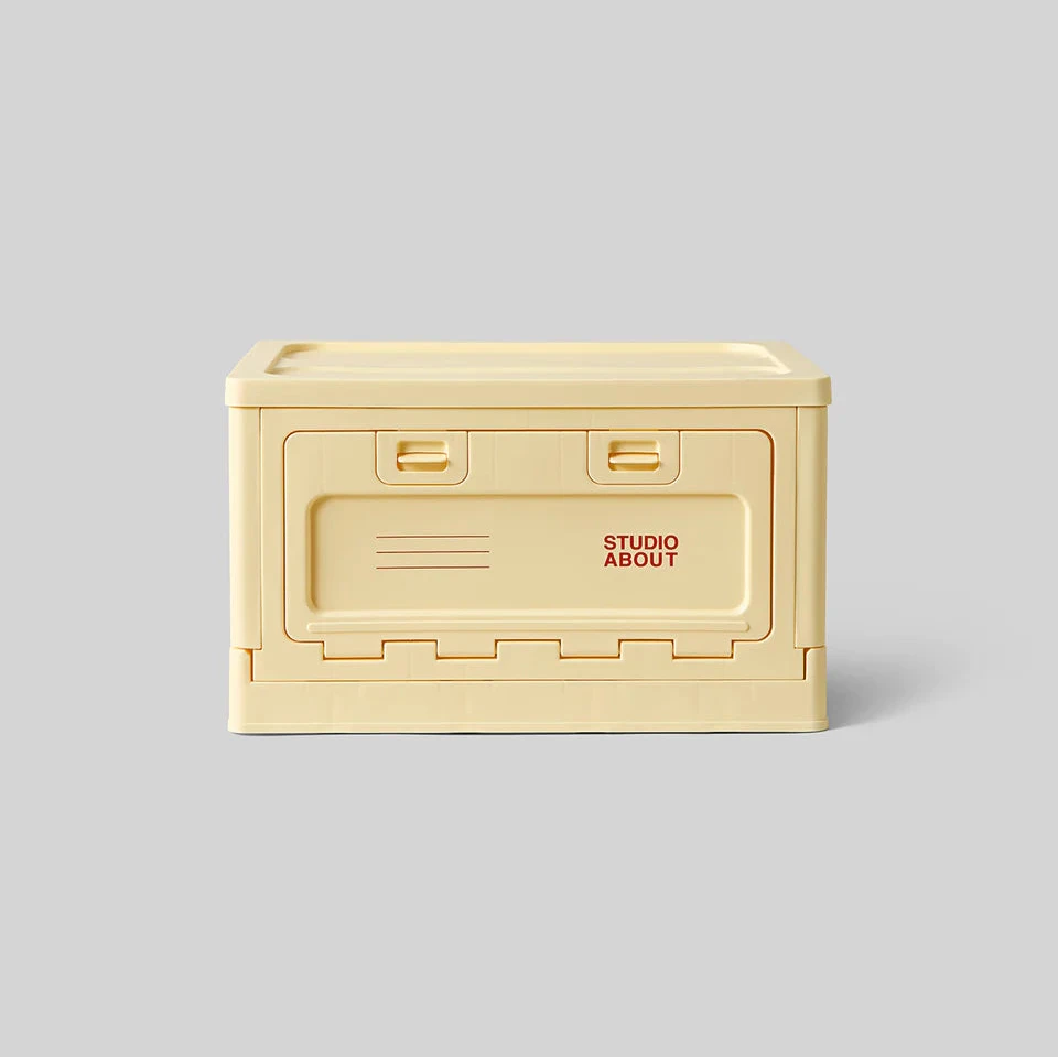 BOX MEDIUM LIGHT YELLOW STUDIO ABOUT - DOUX COMME NOUS