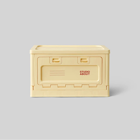 BOX MEDIUM LIGHT YELLOW STUDIO ABOUT - DOUX COMME NOUS