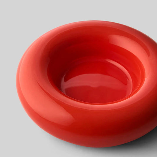 BOB CANDLE HOLDER LARGE RED STUDIO ABOUT - DOUX COMME NOUS