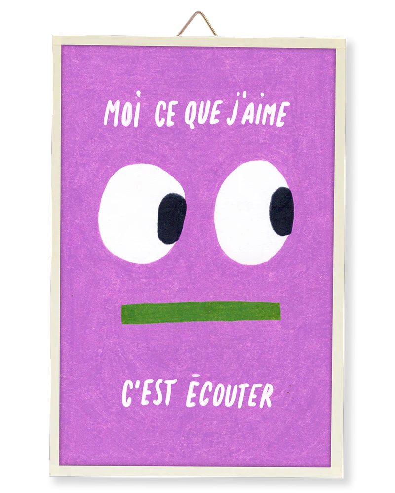 Moi ce que j'aime C'est écouter