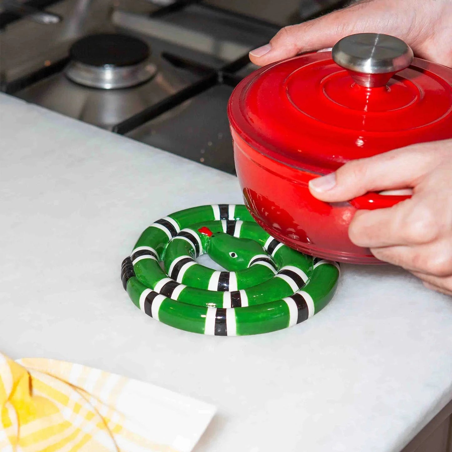 Dessous de plat Serpent Vert